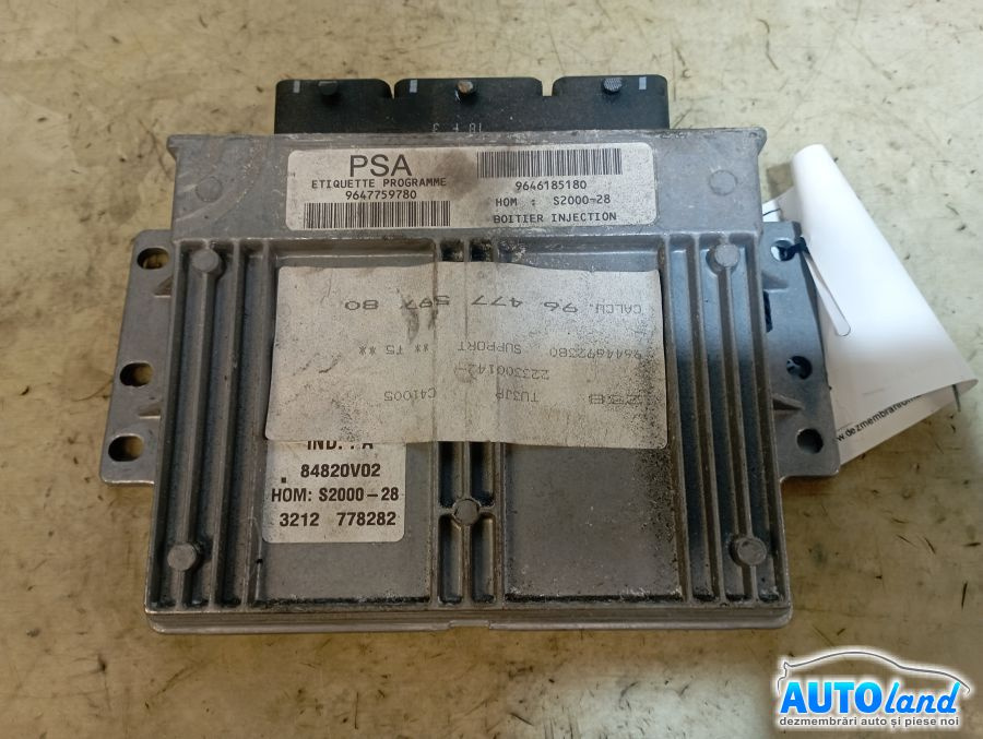 Calculator Ecu Motor 9647759780 Peugeot 307 3A/C 2000