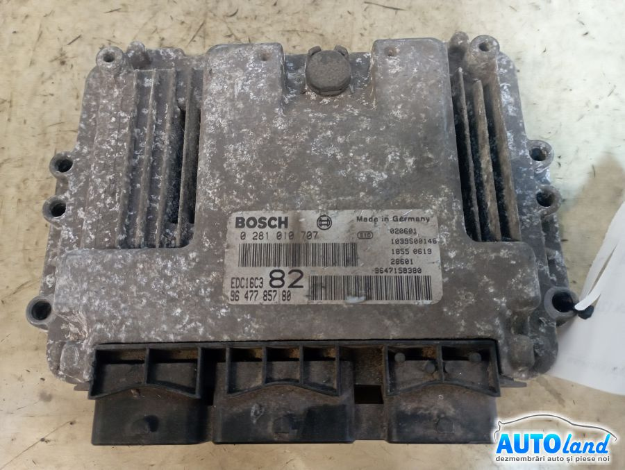 Calculator Ecu Motor 9647785780 0281010707 Peugeot 206 hatchback 2A/C 1998