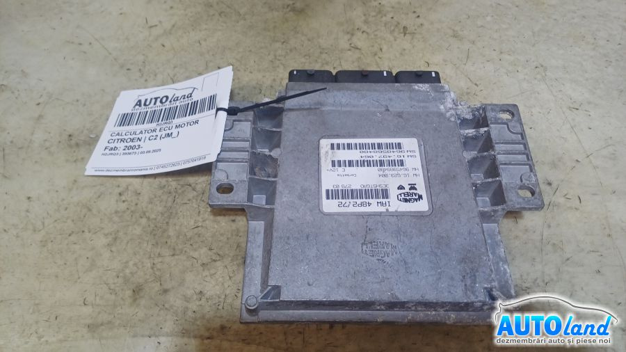 Calculator Ecu Motor 9648568480 Citroen C2 JM 2003