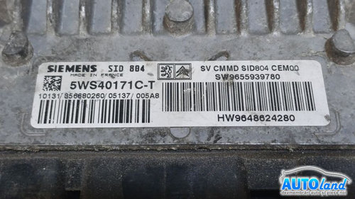 Calculator Ecu Motor 9648624280 1.4 HDI Citroen C3 FC 2002