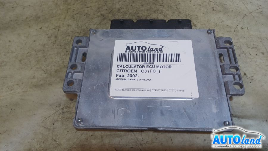 Calculator Ecu Motor 9649220980 Citroen C3 FC 2002