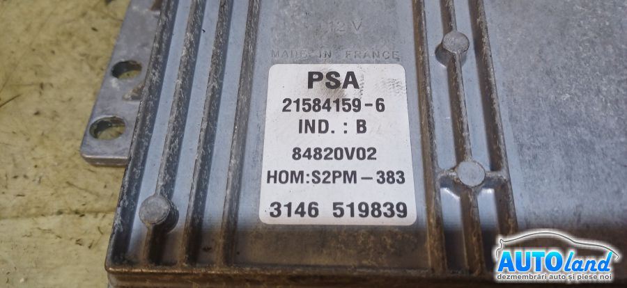 Calculator Ecu Motor 9649903680 1.4 Benzina Citroen C3 FC 2002
