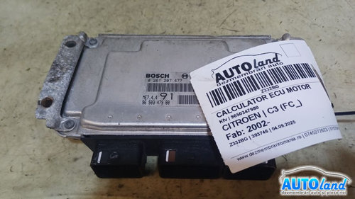 Calculator Ecu Motor 9650347980 Kfv Citroen C3 FC 2002