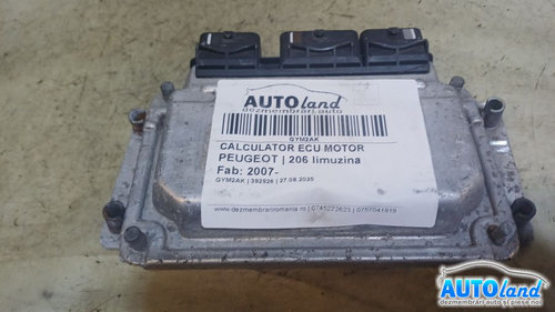 Calculator Ecu Motor 9650347980 Peugeot 206 limuzina 2007