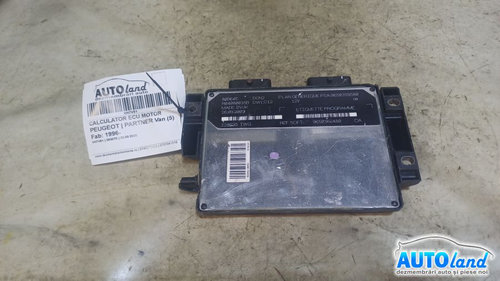 Calculator Ecu Motor 9650360480 Peugeot PARTNER Van 5 1996