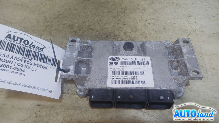 Calculator Ecu Motor 9650623180 Citroen C5 DC 2001-2004