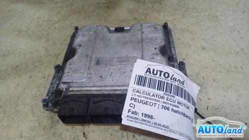 Calculator Ecu Motor 9651256880 2.0 HDI 0281011525 Peugeot 206 hatchback 2A/C 1998
