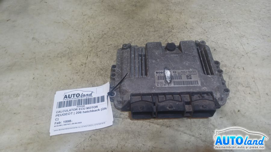 Calculator Ecu Motor 9651399080 Peugeot 206 hatchback 2A/C 1998
