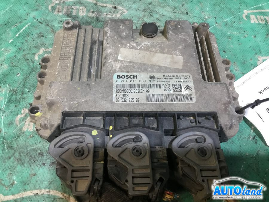 Calculator Ecu Motor 9653202580 0281011089 Peugeot 206 hatchback 2A/C 1998