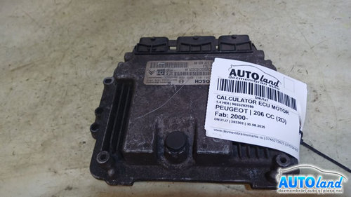 Calculator Ecu Motor 9653202580 1.4 HDI Peugeot 206 CC 2D 2000
