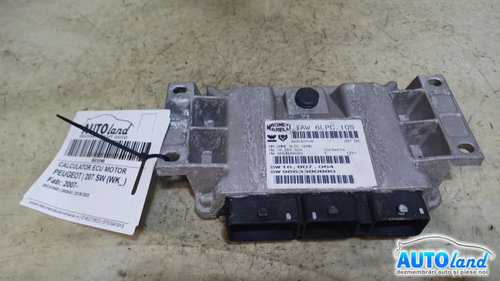 Calculator Ecu Motor 9654596080 Peugeot 207 SW WK 2007