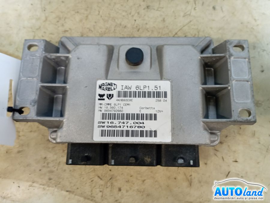 Calculator Ecu Motor 9654716780 2.0 B Pe