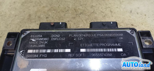 Calculator Ecu Motor 9655574380 Citroen BERLINGO 1996