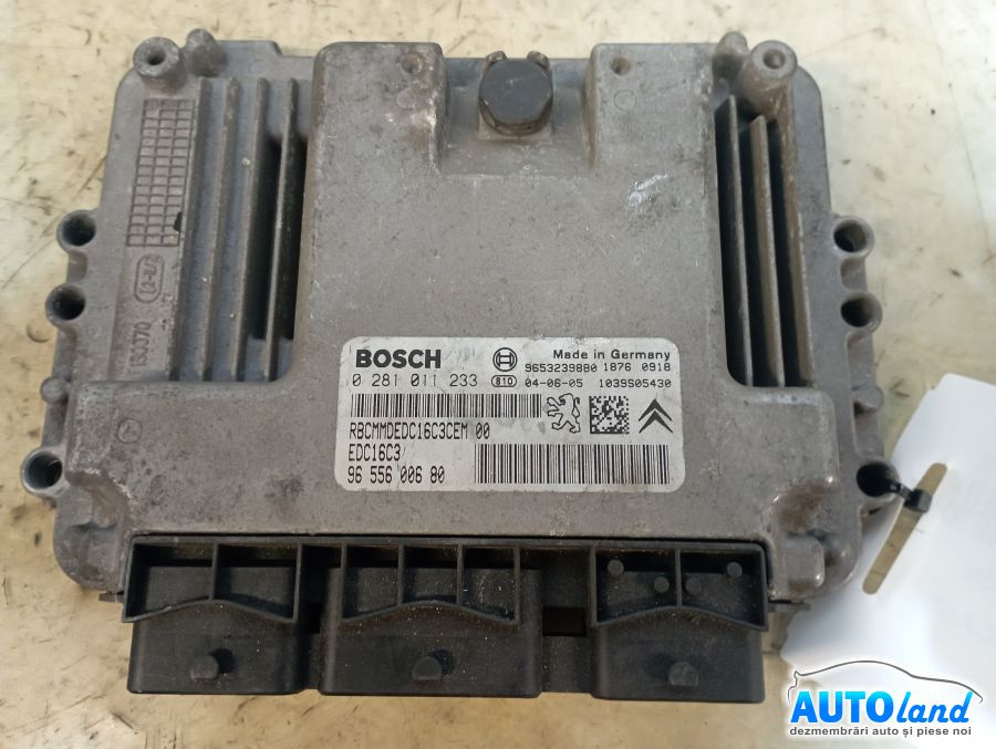 Calculator Ecu Motor 9655600680 1.6 HDI 0281011233 Citroen XSARA PICASSO N68 1999