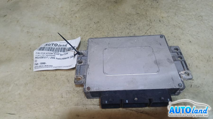 Calculator Ecu Motor 9655659480 1.4 Benz Kfv Peugeot 206 hatchback 2A/C 1998