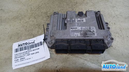 Calculator Ecu Motor 9655698280 0281011234 Peugeot 307 SW 3H 2002