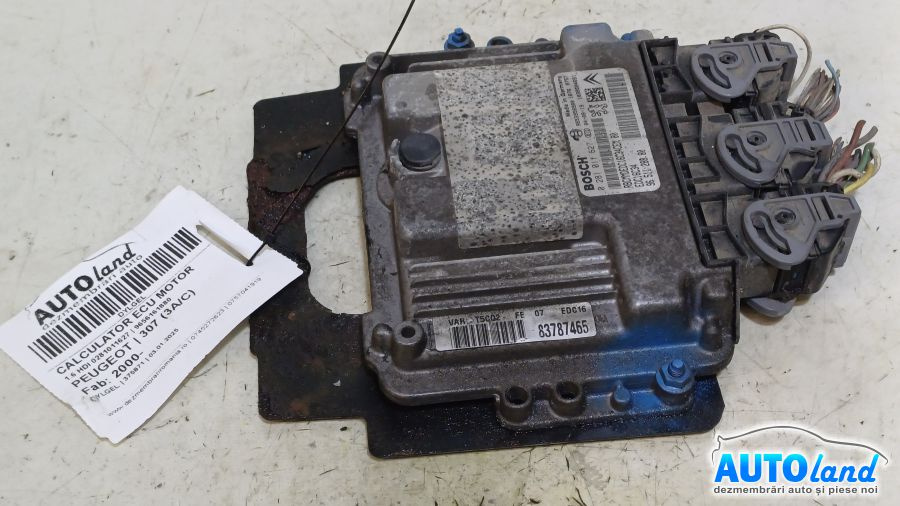 Calculator Ecu Motor 9656161880 1.6 HDI 0281011627 Peugeot 307 3A/C 2000
