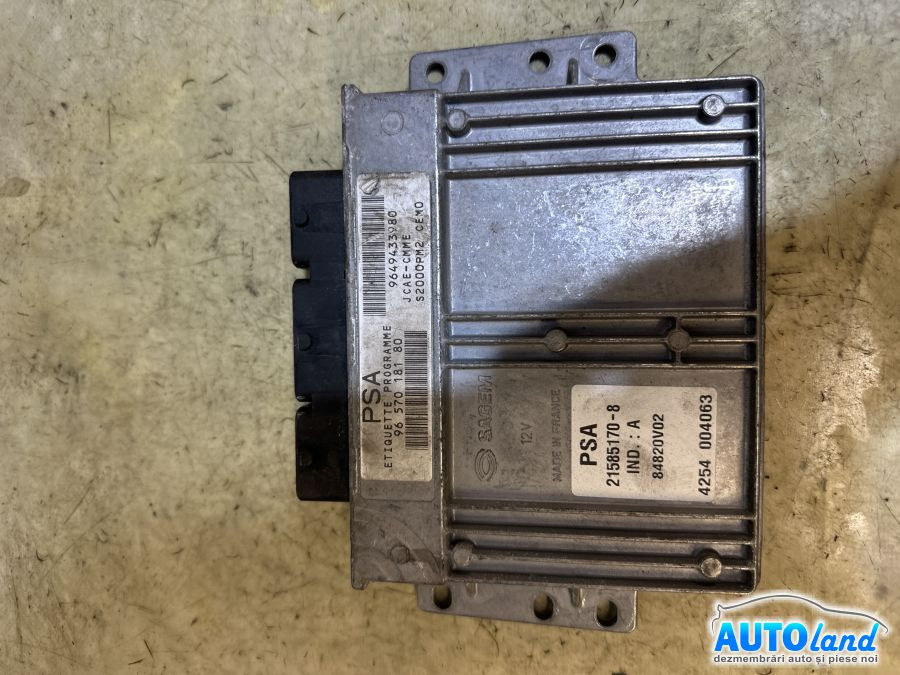 Calculator Ecu Motor 9657018180 Citroen C2 JM 2003