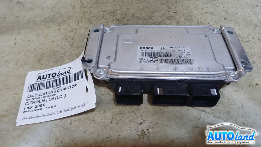Calculator Ecu Motor 9657823880 0261206943 Citroen C4 LC 2004