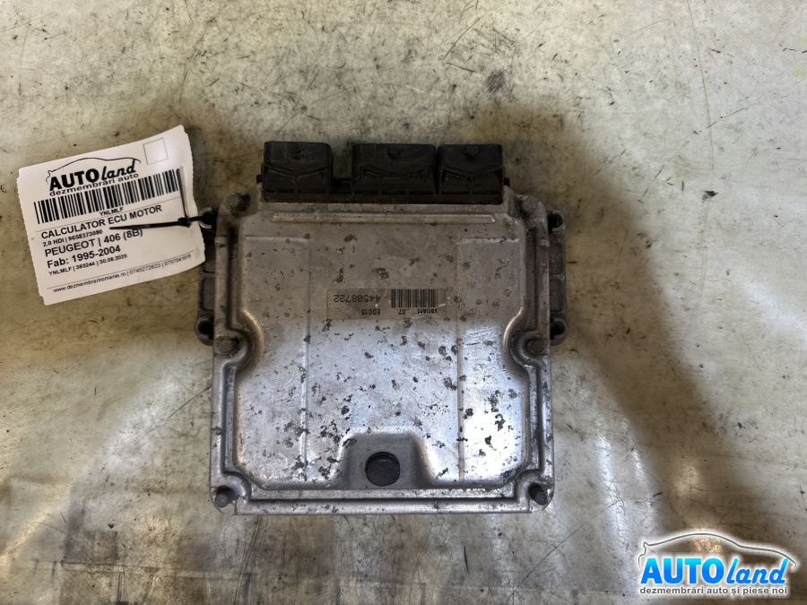 Calculator Ecu Motor 9658373080 2.0 HDI Peugeot 406 8B 1995-2004