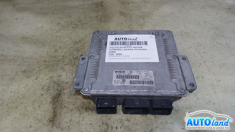 Calculator Ecu Motor 9658373180 Citroen XSARA PICASSO N68 1999