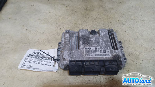 Calculator Ecu Motor 9658556780 0281011783 Peugeot 206 hatchback 2A/C 1998