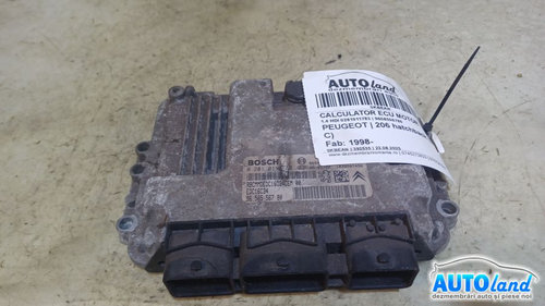 Calculator Ecu Motor 9658556780 1.4 HDI 0281011783 Peugeot 206 hatchback 2A/C 1998