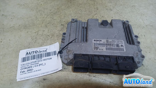 Calculator Ecu Motor 9658556880 0281011785 Citroen C3 FC 2002