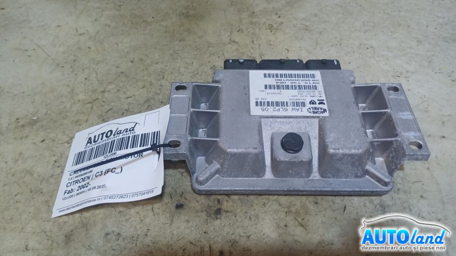 Calculator Ecu Motor 9659099180 1.4 Citroen C3 FC 2002