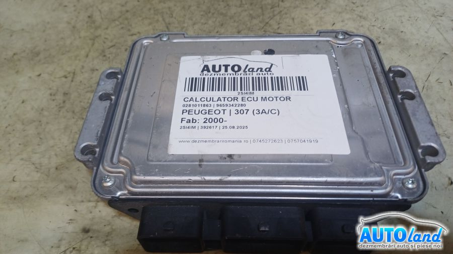 Calculator Ecu Motor 9659342280 0281011863 Peugeot 307 3A/C 2000