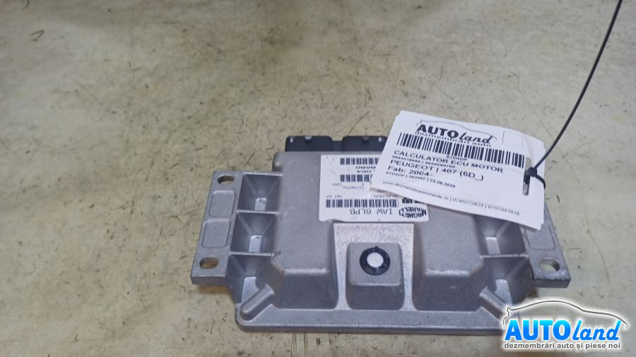 Calculator Ecu Motor 9659580780 9663318680 Peugeot 407 6D 2004