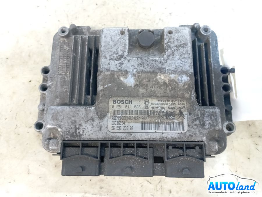Calculator Ecu Motor 9659823980 0281011628 Peugeot 206 hatchback 2A/C 1998