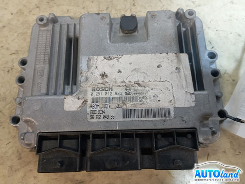 Calculator Ecu Motor 9661204380 0281012985 Peugeot 207 2006