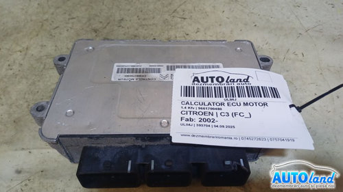Calculator Ecu Motor 9661700480 1.4 Kfv Citroen C3 FC 2002