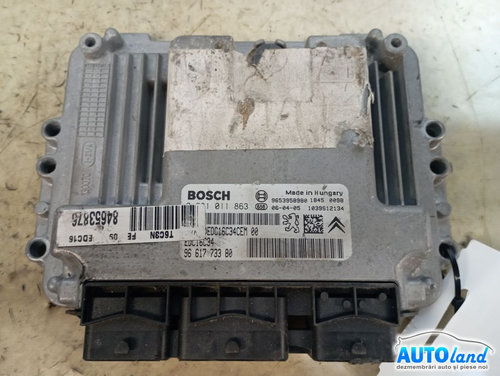 Calculator Ecu Motor 9661773380 1.6 HDI 0281011863 Peugeot 307 3A/C 2000