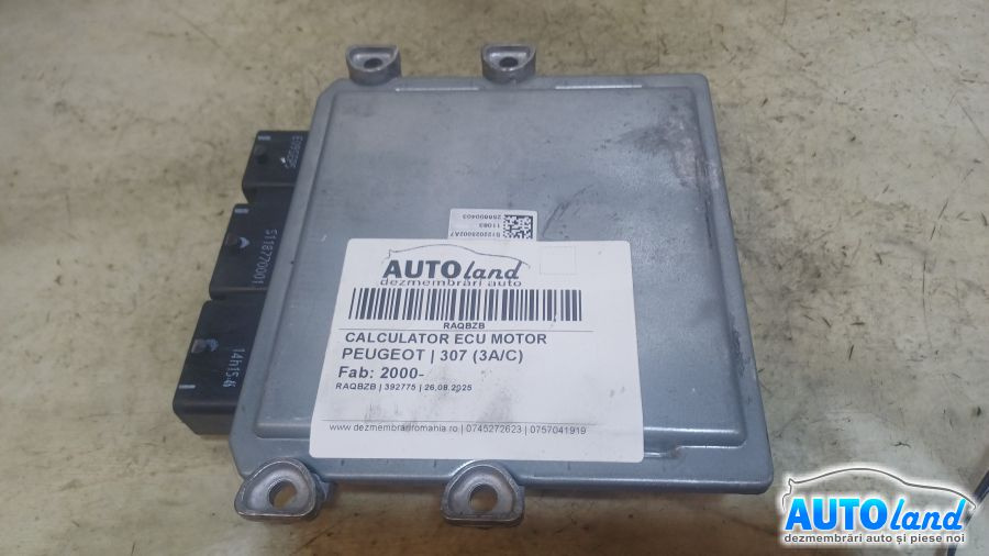 Calculator Ecu Motor 9661835880 Peugeot 307 3A/C 2000