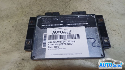 Calculator Ecu Motor 9661879080 Citroen BERLINGO 1996