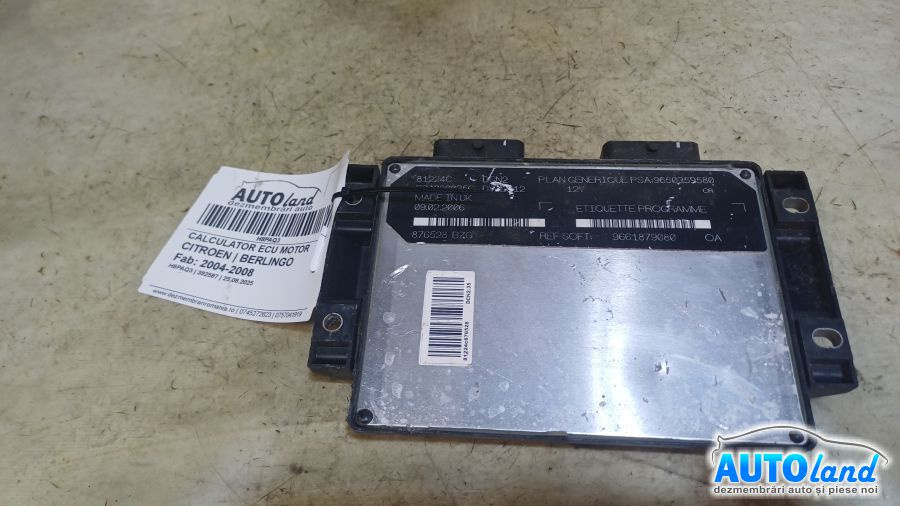 Calculator Ecu Motor 9661879080 Citroen BERLINGO 2004-2008