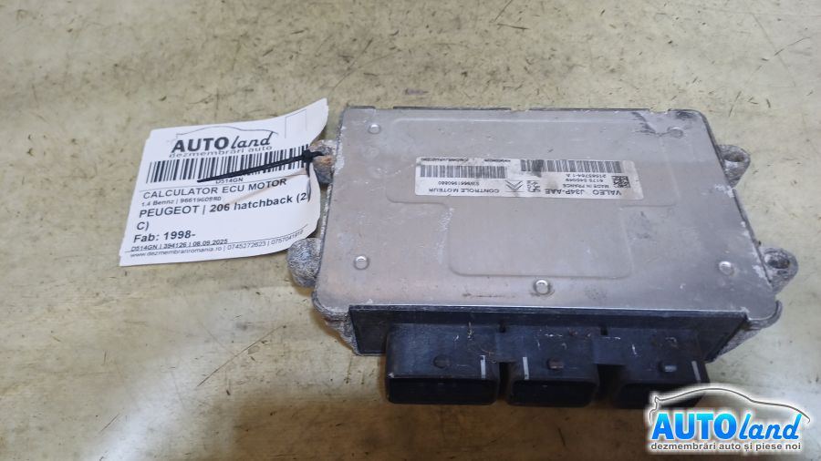 Calculator Ecu Motor 9661960880 1.4 Benn