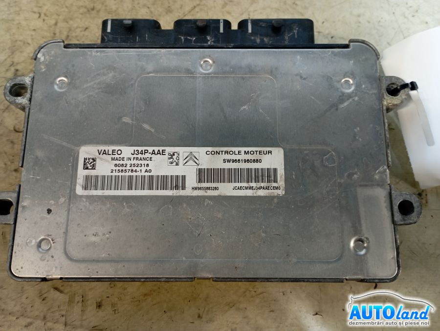 Calculator Ecu Motor 9661960880 1.4b Citroen C3 FC 2002