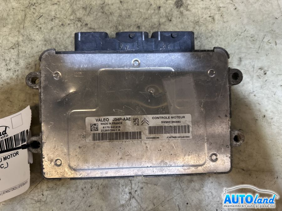 Calculator Ecu Motor 9661960880 Citroen C3 FC 2002