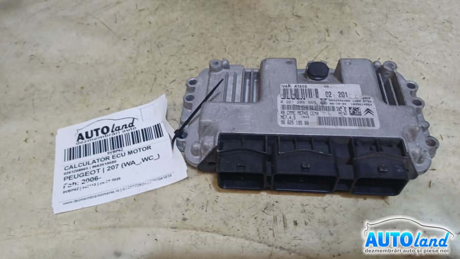 Calculator Ecu Motor 9662519580 02612089