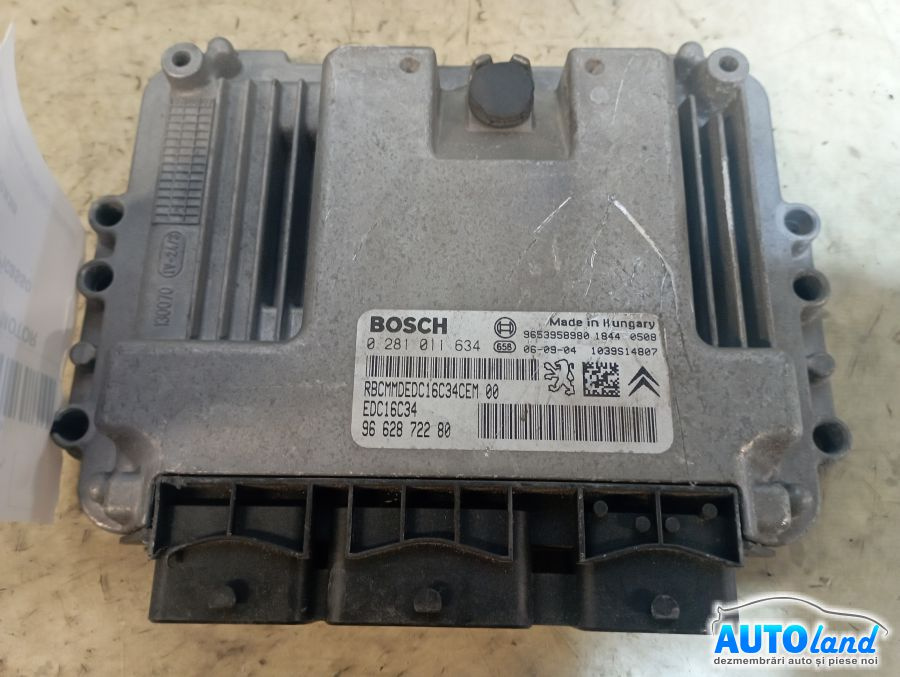 Calculator Ecu Motor 9662872280 0281011634 Citroen C3 Picasso 2009