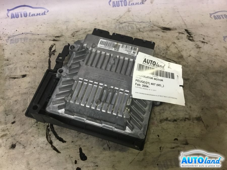 Calculator Ecu Motor 9663007980 2.0 HDI Peugeot 407 6D 2004