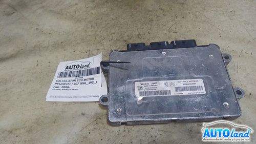 Calculator Ecu Motor 9663306680 Peugeot 207 2006