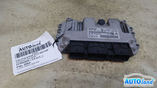 Calculator Ecu Motor 9663394680 0261201610 Nfu 1.6 B Citroen C4 LC 2004