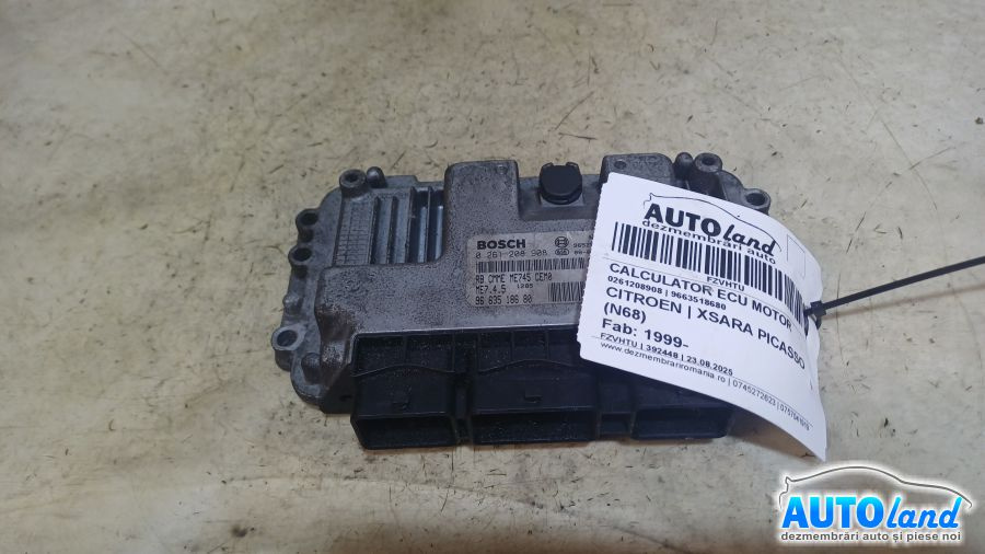 Calculator Ecu Motor 9663518680 0261208908 Citroen XSARA PICASSO N68 1999