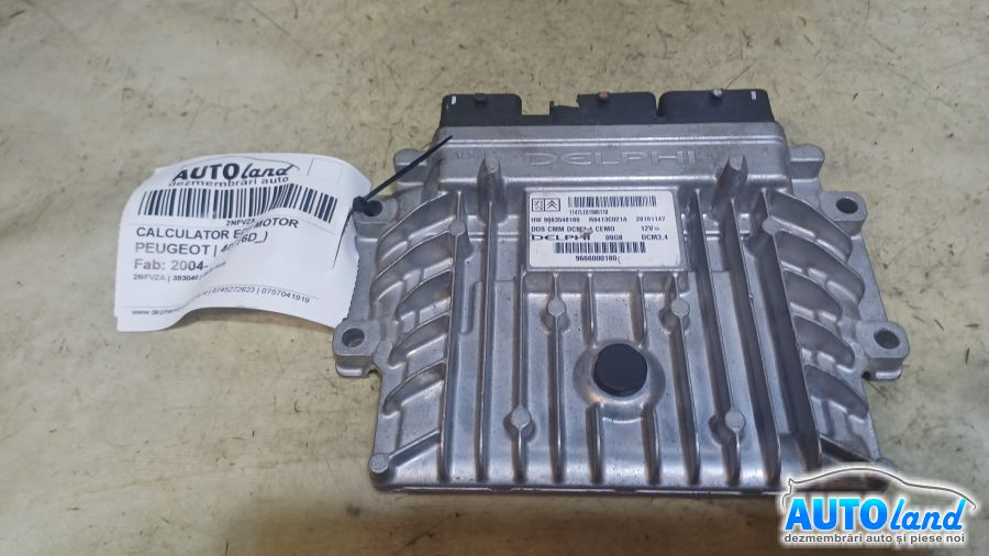 Calculator Ecu Motor 9663548180 Peugeot 407 6D 2004