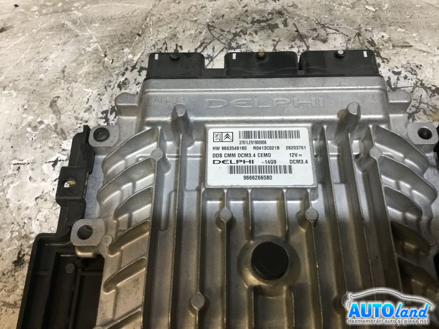 Calculator Ecu Motor 9663548180 Peugeot 407 6D 2004
