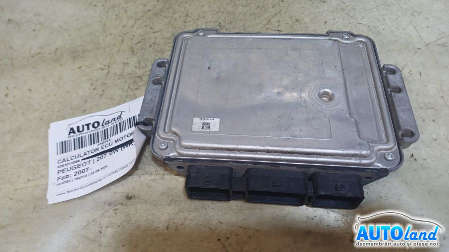 Calculator Ecu Motor 9663755480 0281013868 Peugeot 207 SW WK 2007
